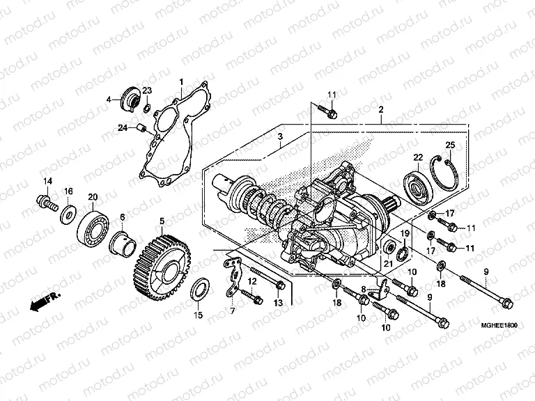 E-18 PAGE GEARBOX