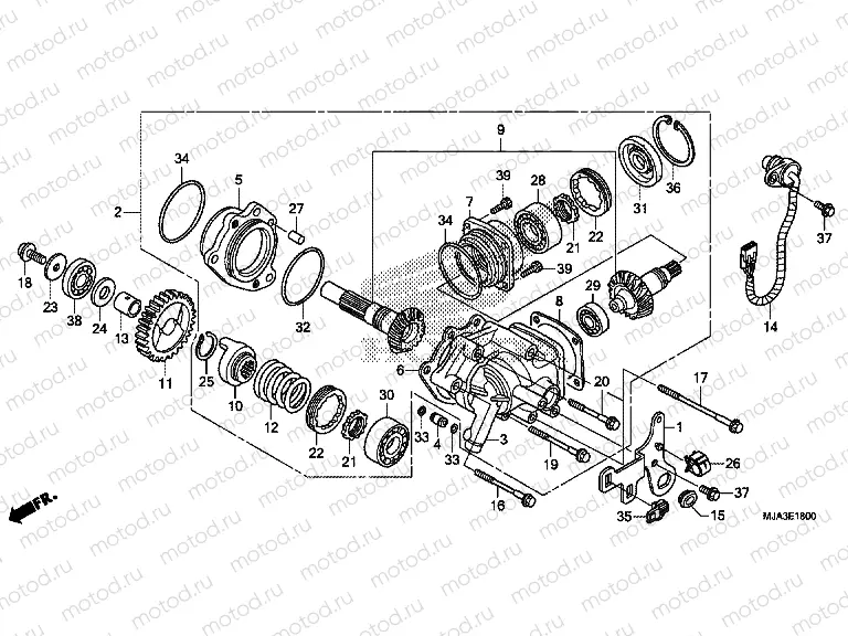E-18 PAGE GEARBOX
