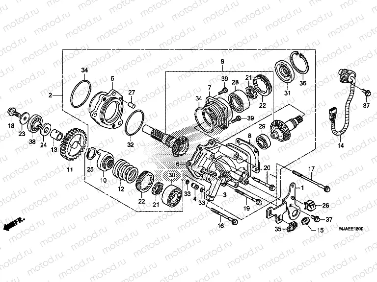 E-18 PAGE GEARBOX
