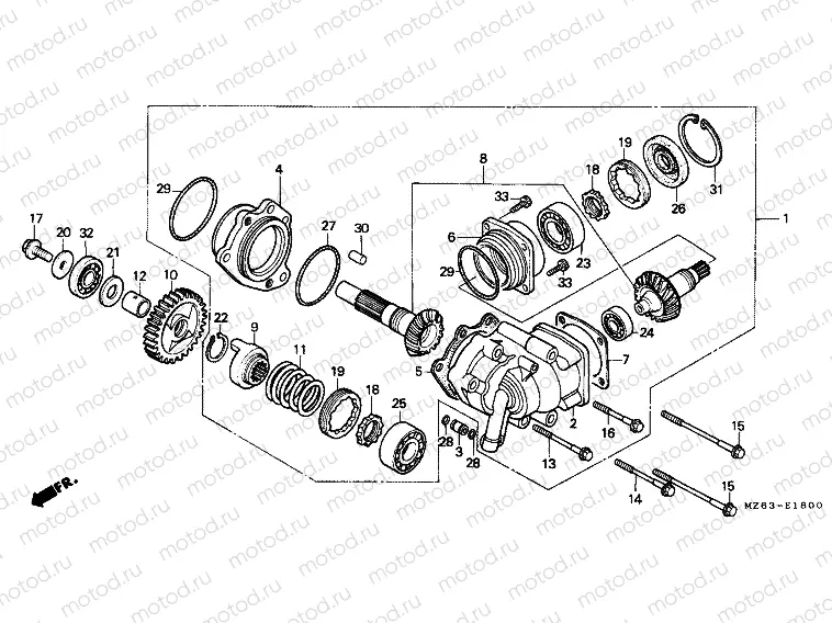 E-18 PTO SHAFT