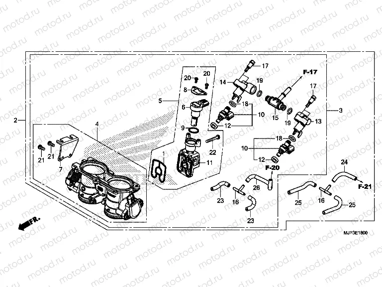 E-18 THROTTLE BODY