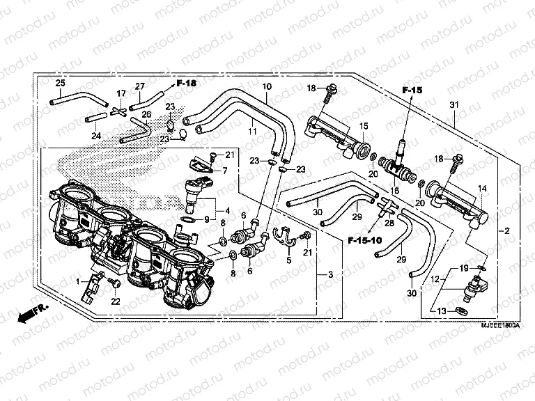 E-18 THROTTLE BODY