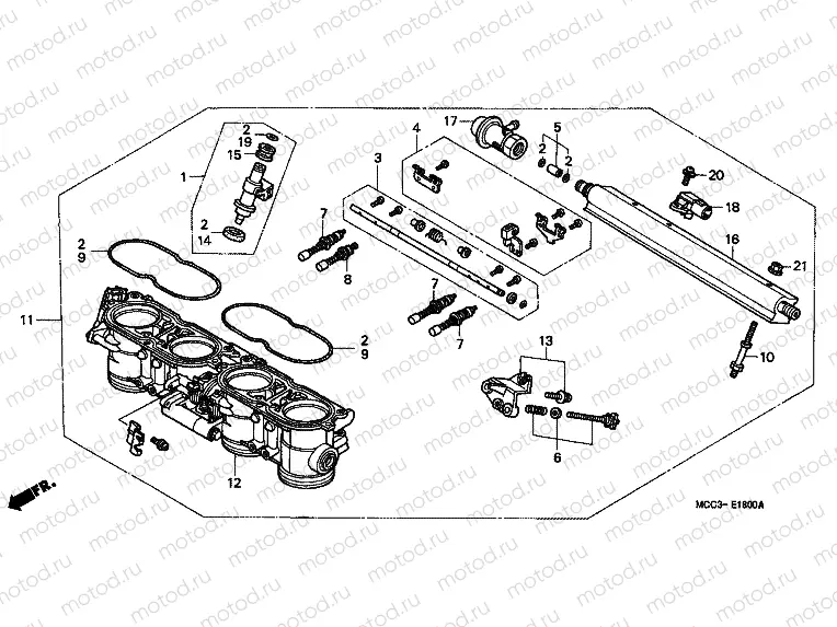 E-18 THROTTLE HOUSING