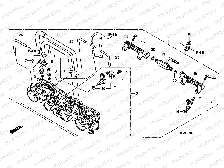 E-18 THROTTLE HOUSING
