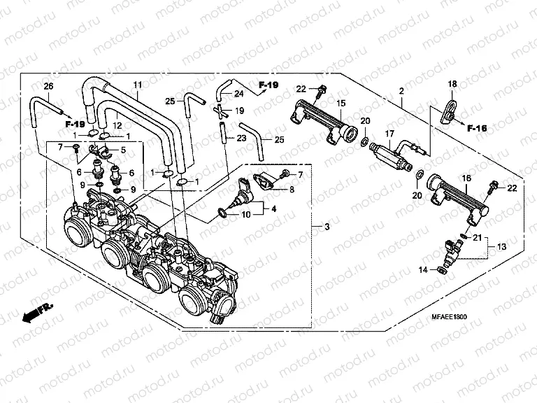 E-18 THROTTLE HOUSING