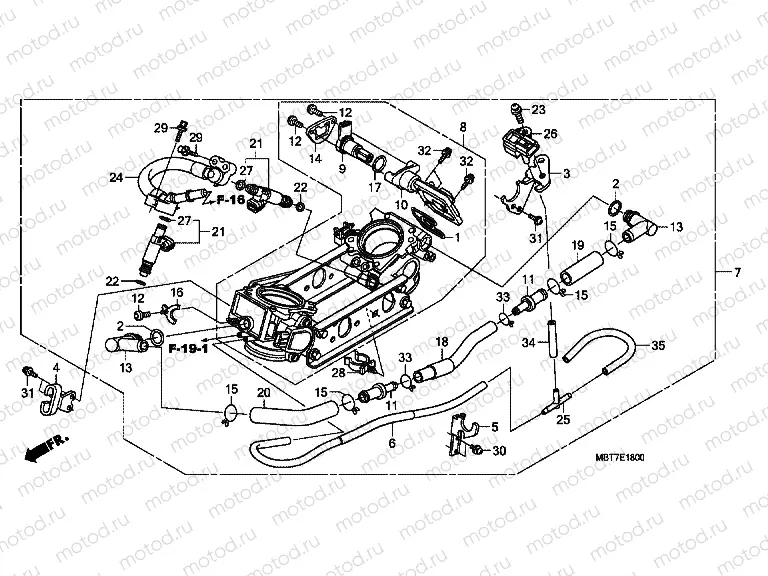 E-18 THROTTLE HOUSING