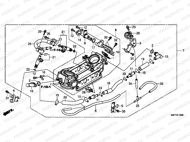 E-18 THROTTLE HOUSING