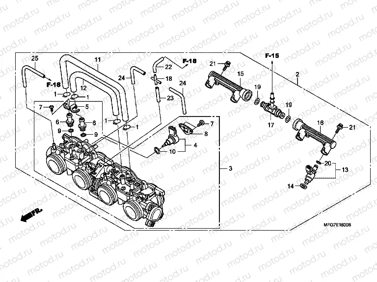 E-18 THROTTLE HOUSING