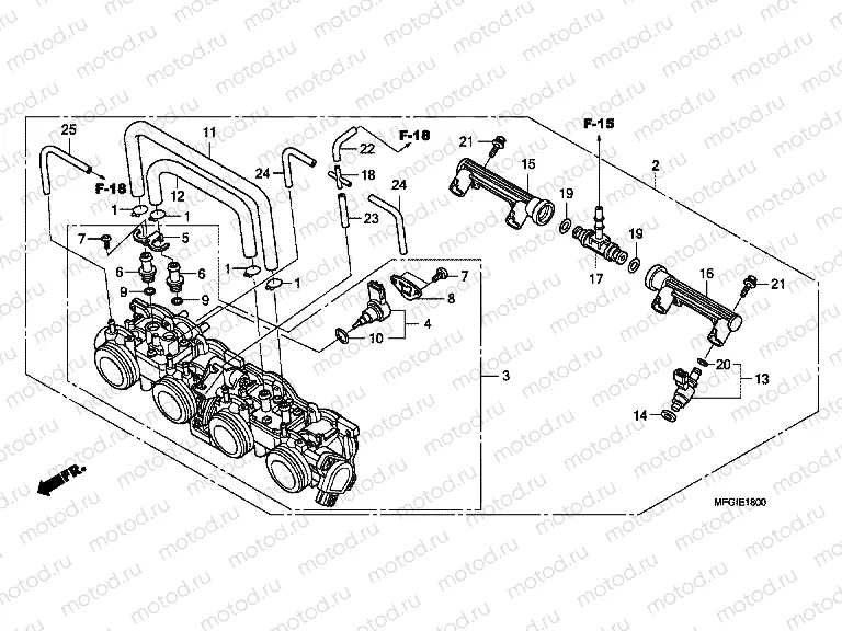 E-18 THROTTLE HOUSING