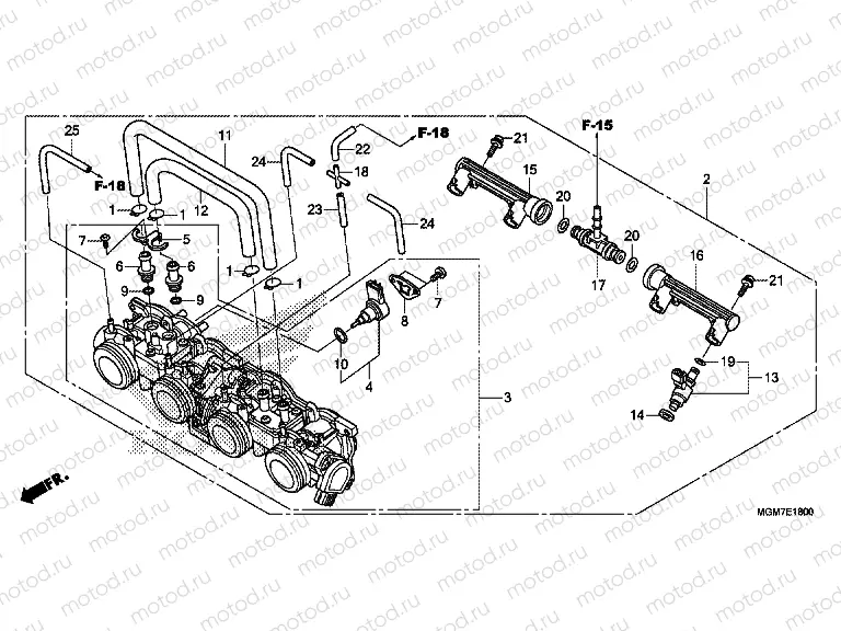 E-18 THROTTLE HOUSING