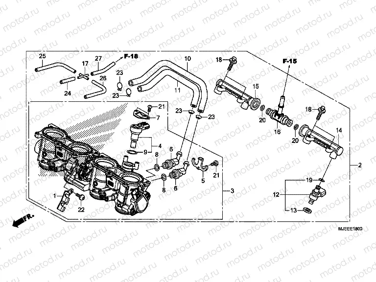 E-18 THROTTLE HOUSING