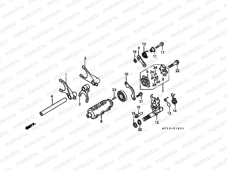 E-18 TRANSMISSION DRUM