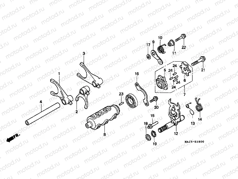 E-18 TRANSMISSION DRUM