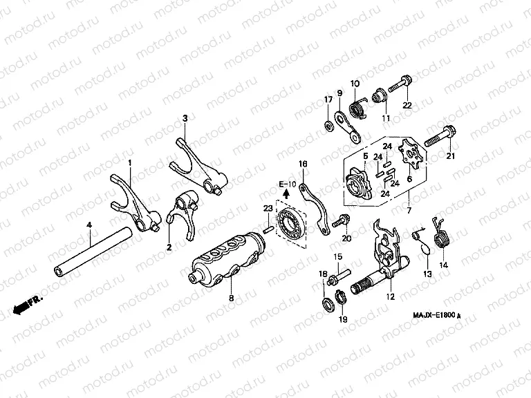 E-18 TRANSMISSION DRUM