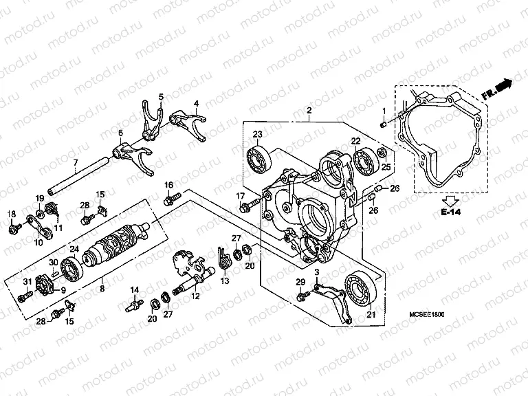 E-18 TRANSMISSION DRUM