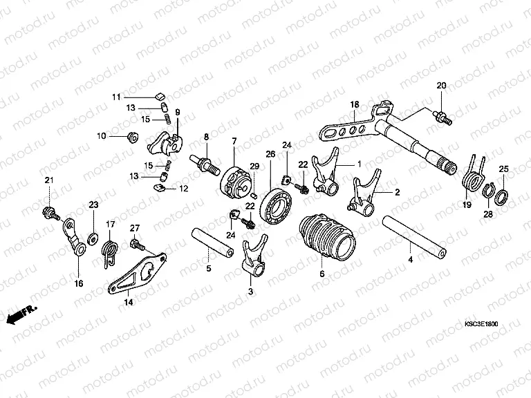 E-18 TRANSMISSION DRUM