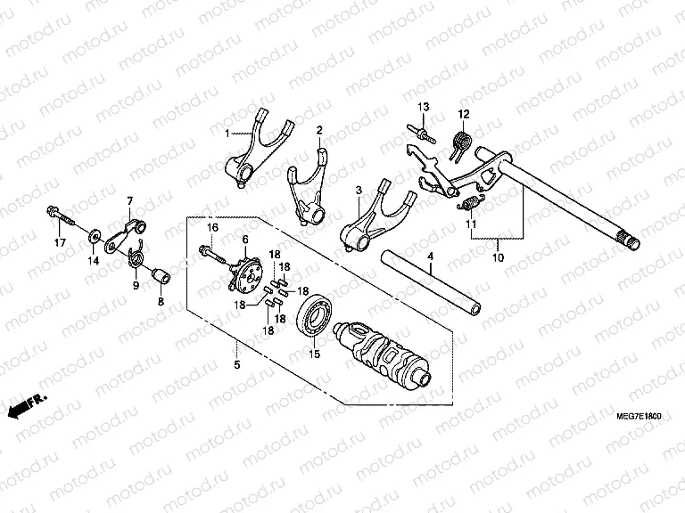 E-18 TRANSMISSION SWITCH
