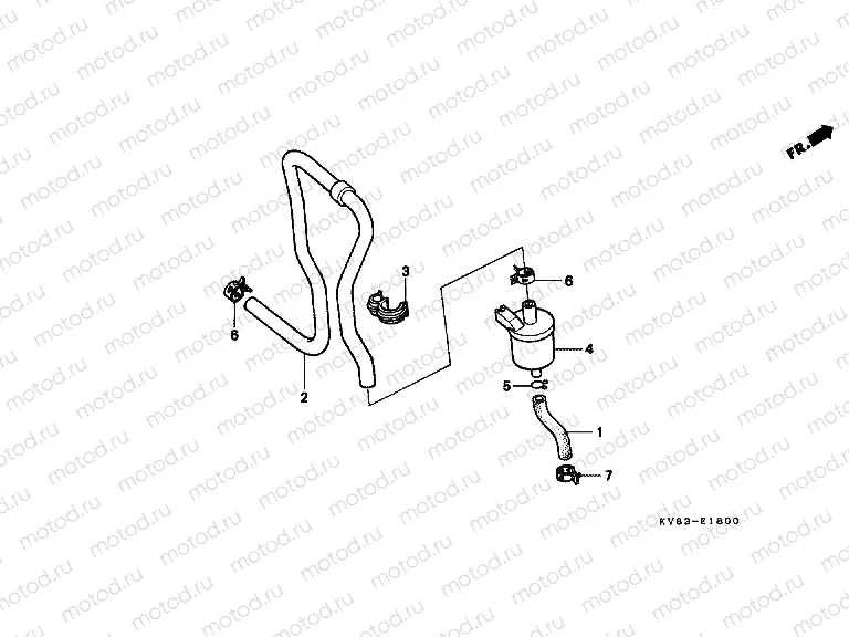 E-18 VENTILATION SEPARATOR (CH125T-SW)