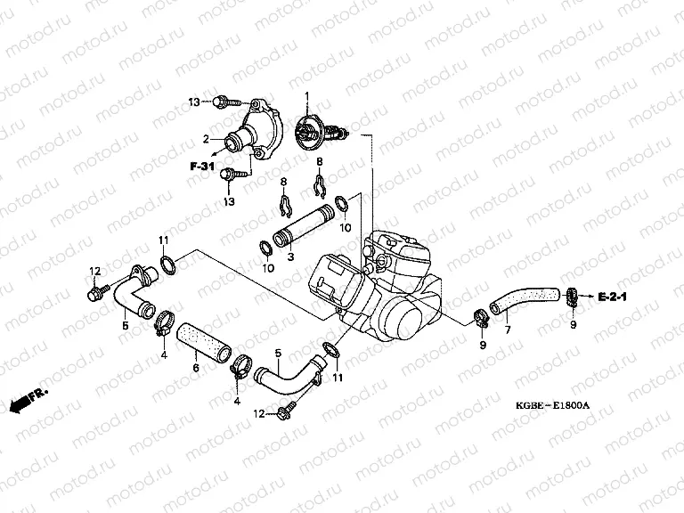 E-18 WATER HOSE