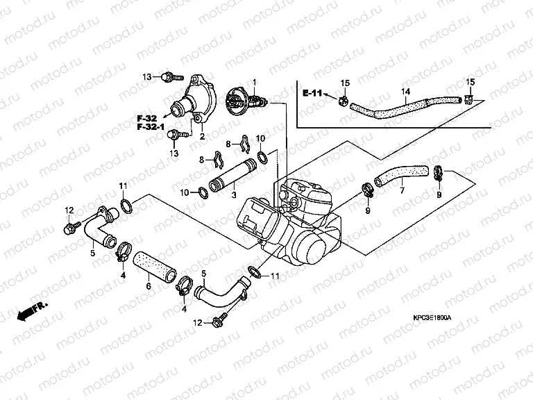 E-18 WATER HOSE