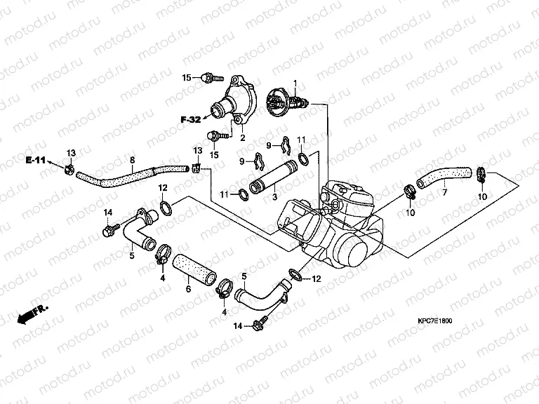 E-18 WATER HOSE