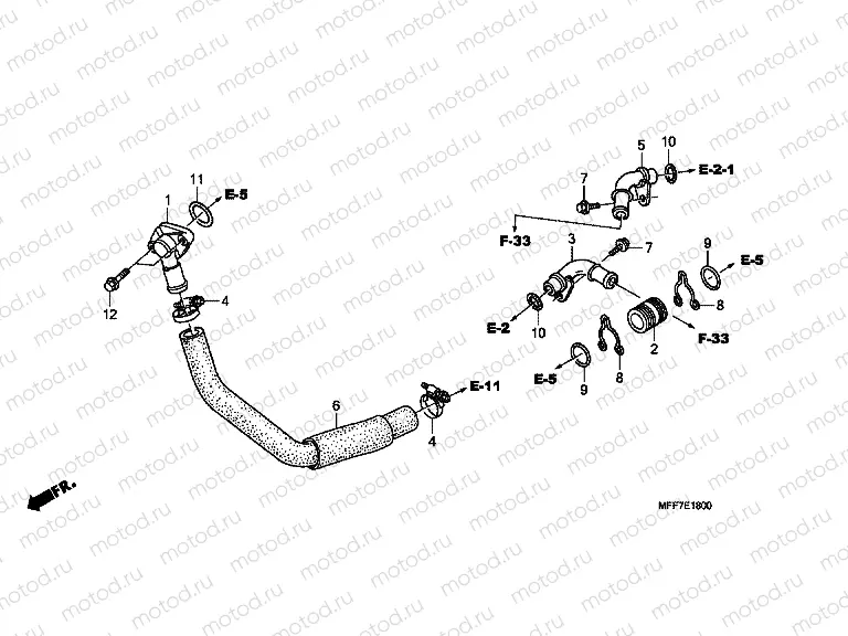E-18 WATER PIPE