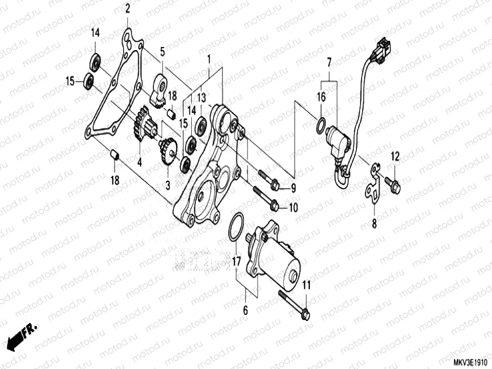 E-19-10 REDUCTION GEAR