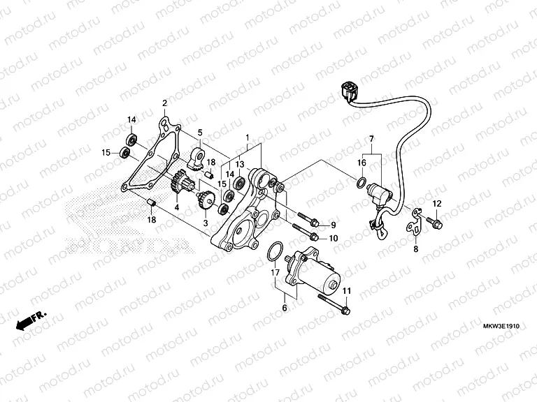 E-19-10 REDUCTION GEAR