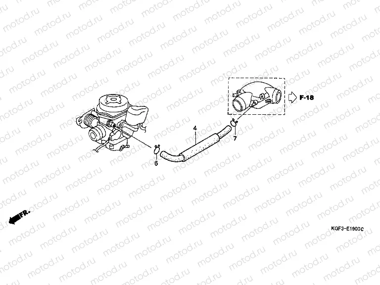 E-19 AUXILIARY AIR FILTER (PIPE)