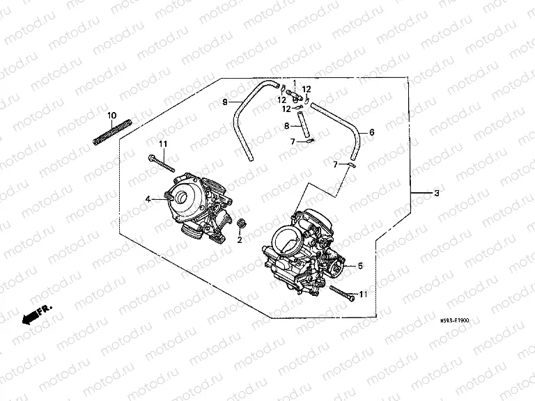 E-19 CARBURETOR INSTALLATION.