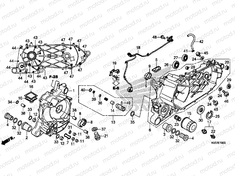 E-19 CRANKCASE