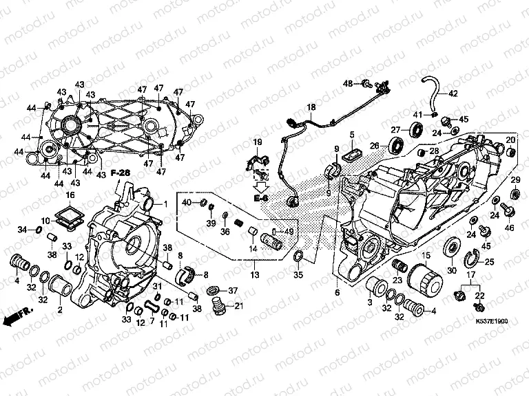 E-19 CRANKCASE