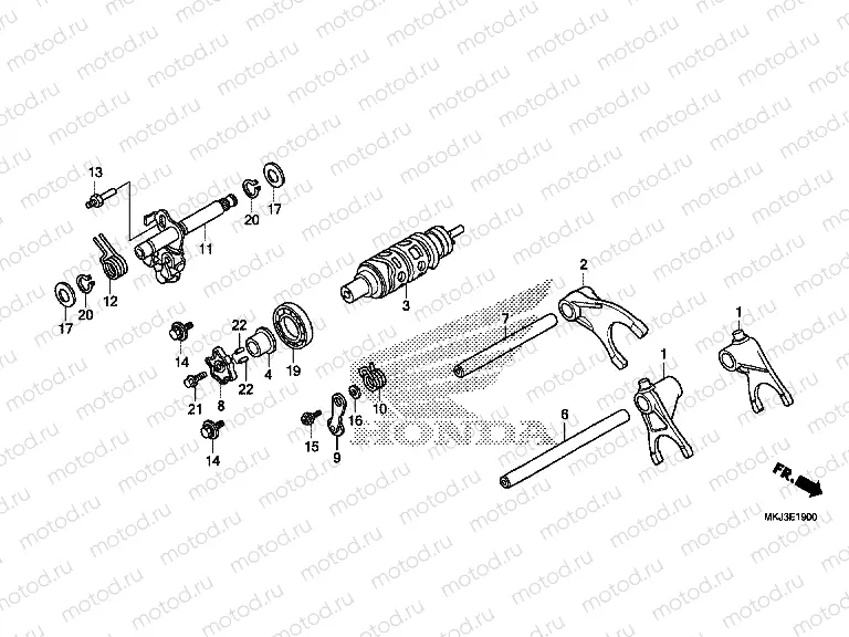 E-19 GEARSHIFT DRUM