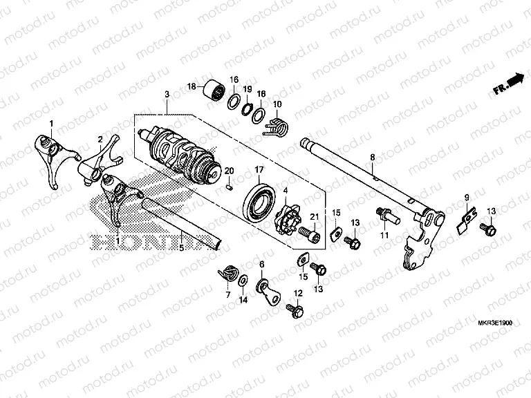 E-19 GEARSHIFT DRUM