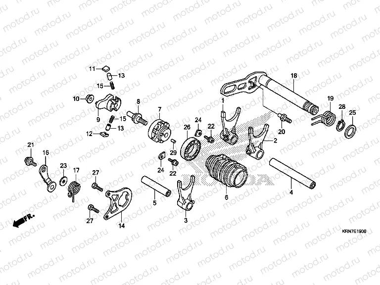 E-19 GEARSHIFT DRUM