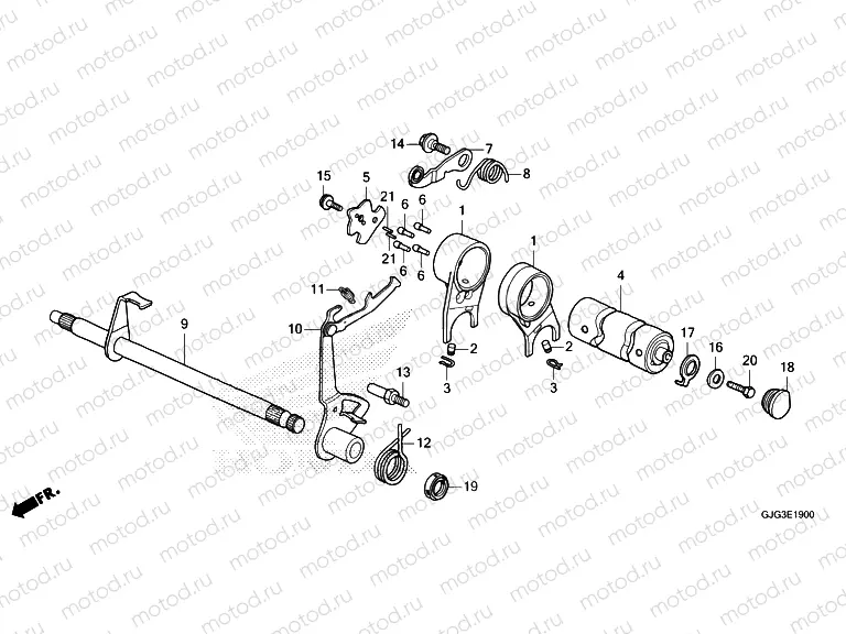 E-19 GEARSHIFT DRUM