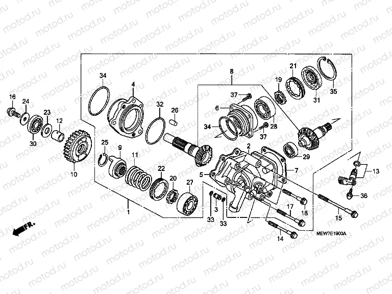 E-19 PAGE GEARBOX