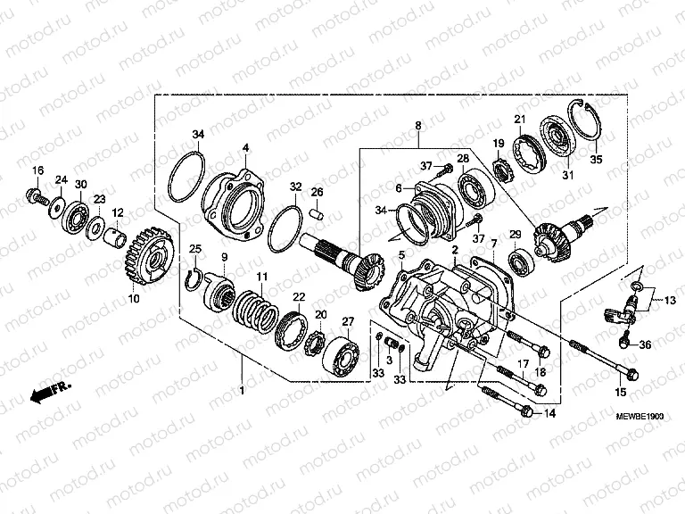 E-19 PAGE GEARBOX