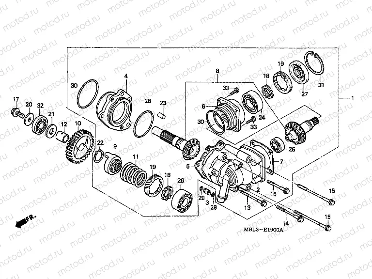 E-19 PAGE GEARBOX