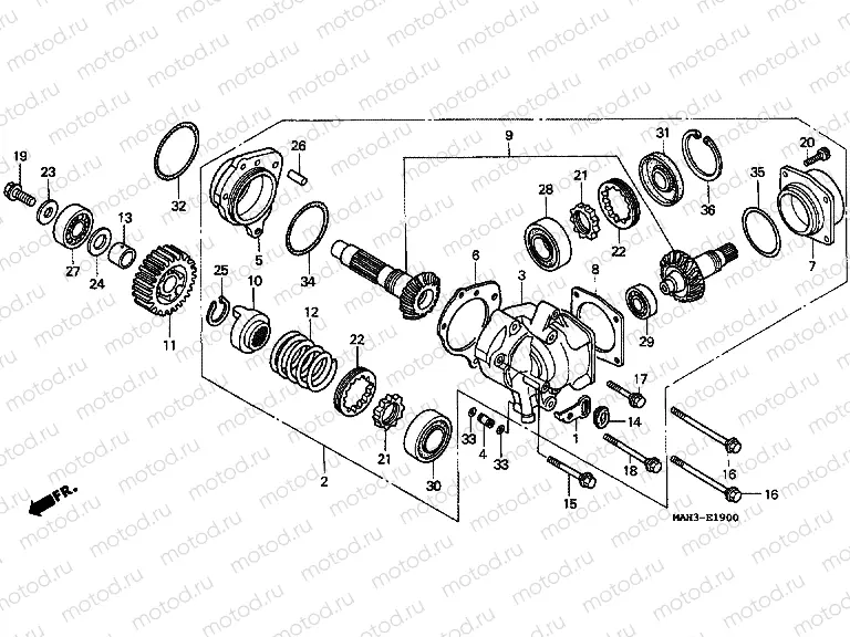 E-19 PTO SHAFT