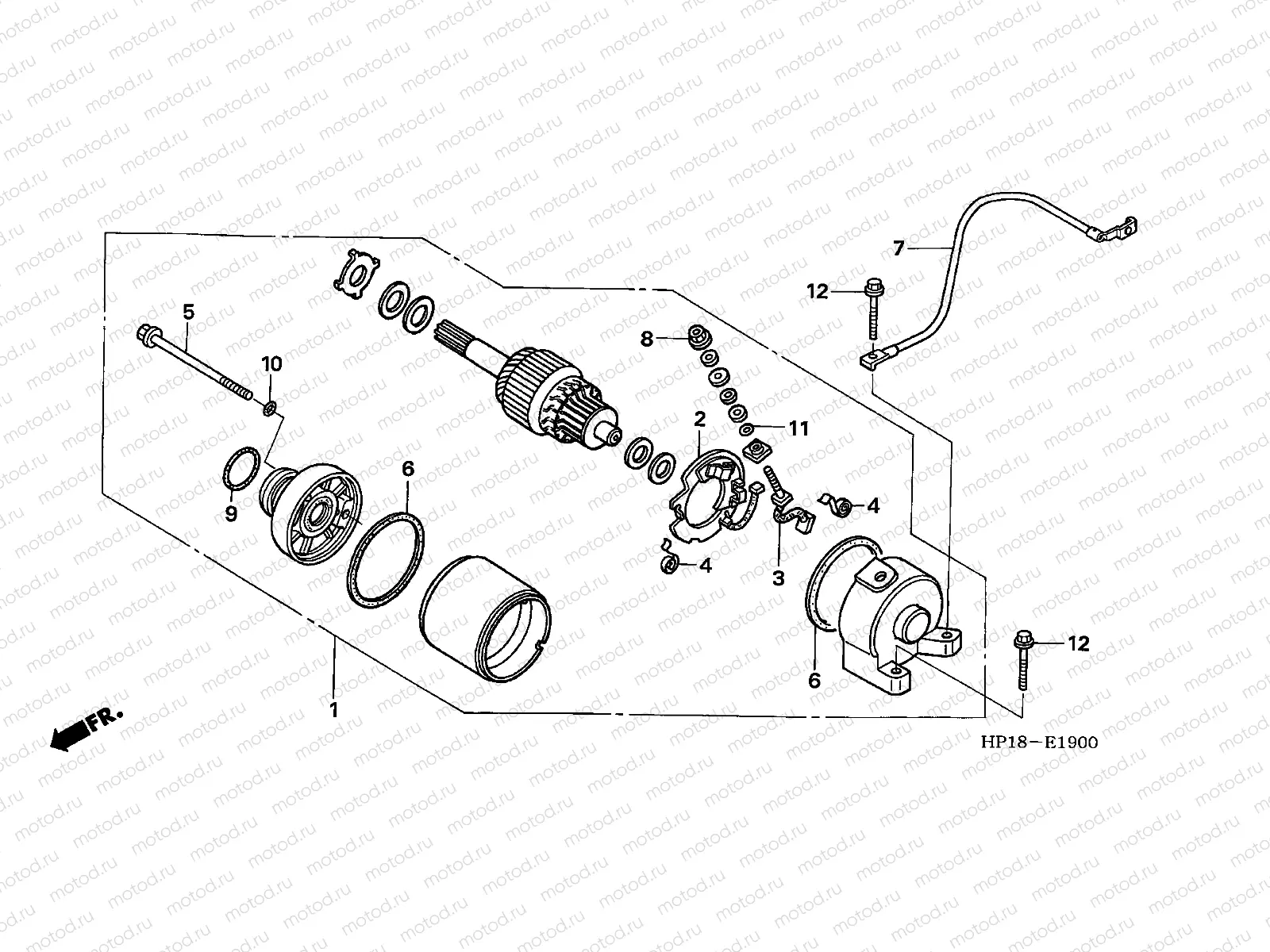 E-19 STARTING MOTOR