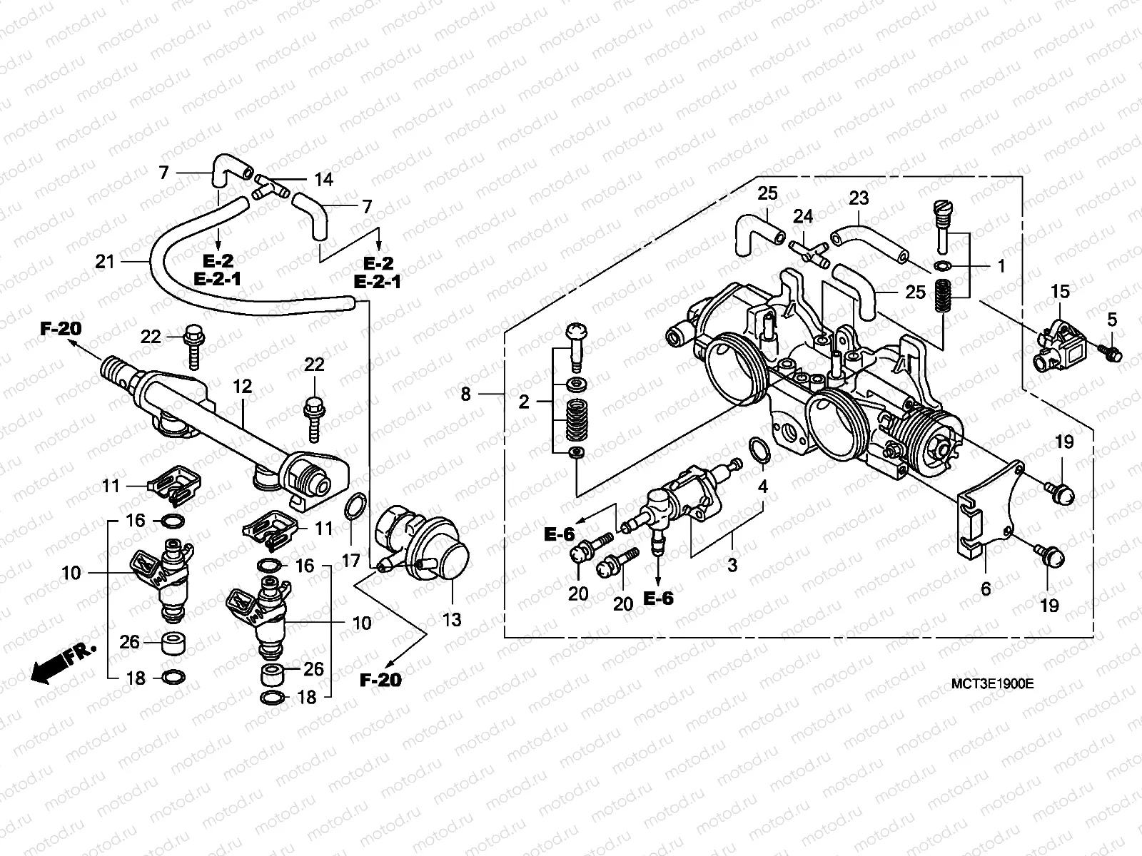 E-19 THROTTLE BODY