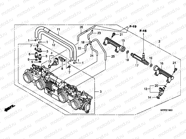 E-19 THROTTLE HOUSING