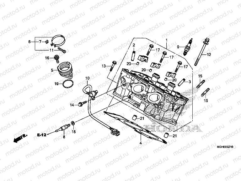E-2-10 CYLINDER HEAD