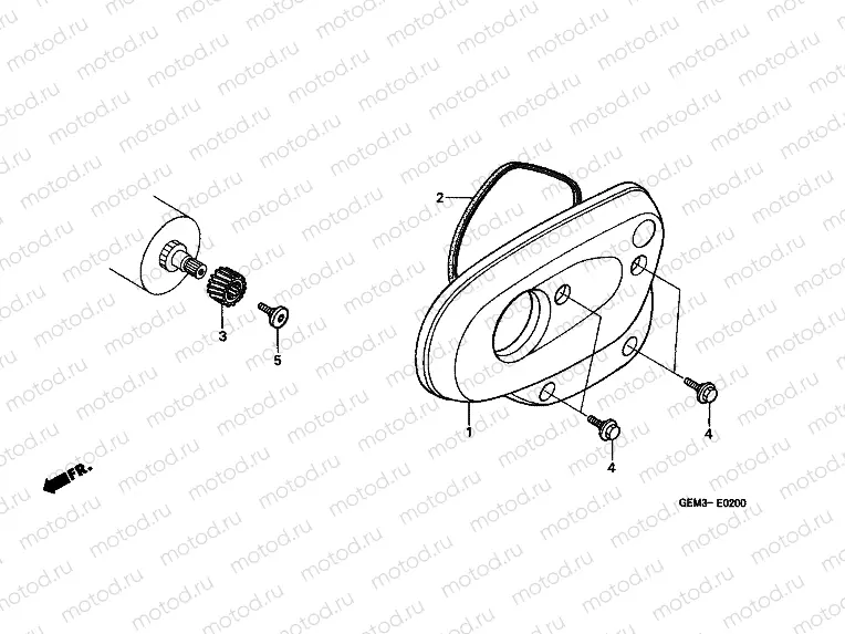 E-2 B. CRANKSHAFT COVER