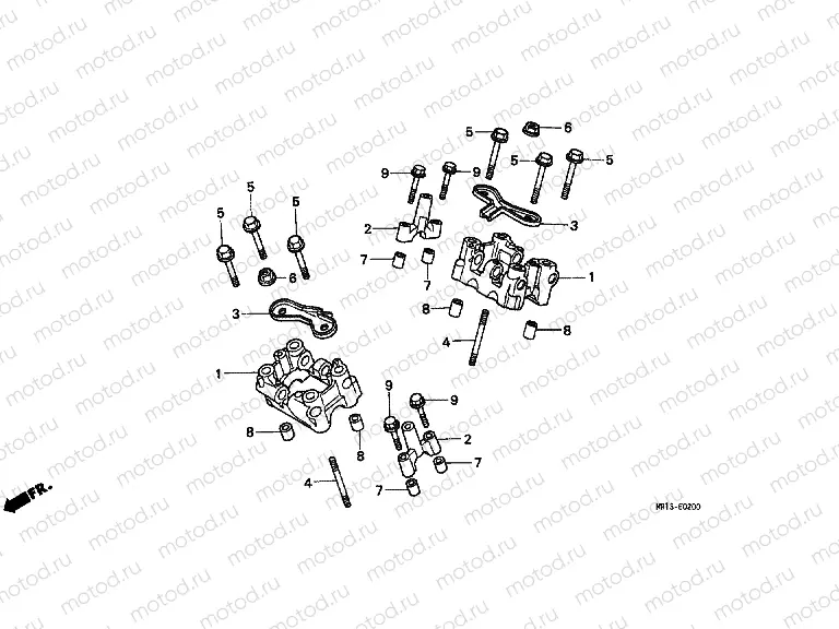 E-2 CAMSHAFT HOLDER