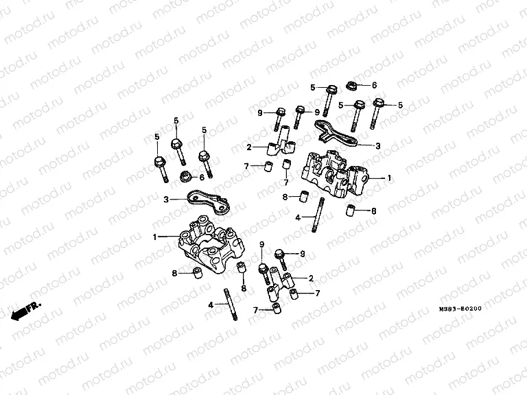 E-2 CAMSHAFT HOLDER