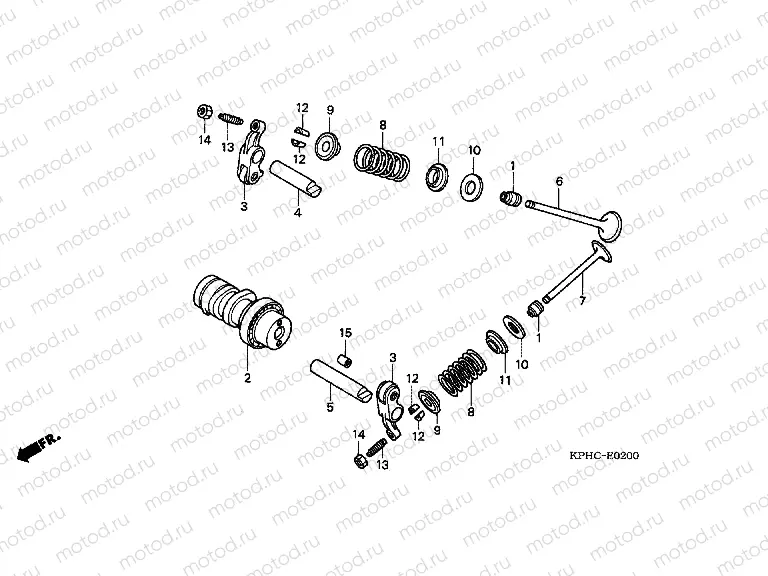 E-2 CAMSHAFT / VALVE