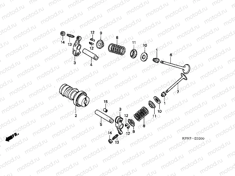 E-2 CAMSHAFT / VALVE