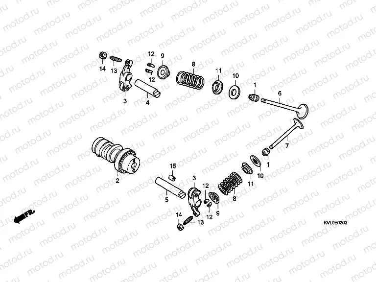 E-2 CAMSHAFT / VALVE